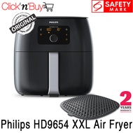 [10.10] Philips HD9654 XXL Air Fryer. Grill Pan Tray Attachment Included. Original Philips Singapore Stock. 3 Pin Power Plug. Safety Mark Approved. 2 Years Warranty.