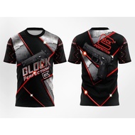 Glock T-Shirt for Men Team Glock Jersey New Design Full Sublimation Printed
