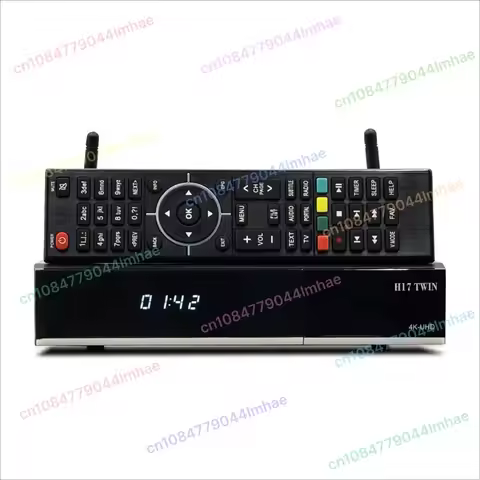 Wholesale 4K High-Definition Satellite TV Receiver H17TWIN Dual Tuners Enigma2 Linux System