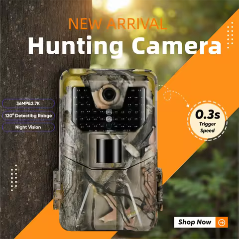 2.7K 36MP Outdoor Infrared Night Vision Tracking Camera HC-900A Outdoor Hunting Camera Source Suppor