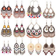 Retro Earrings Female Bohemian Tassel Earrings Temperament Earrings