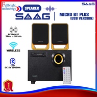 SAAG BLUETOOTH SPEAKER MICRO BT PLUS EM-3129 รับประกัน 1ปี