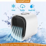 CrystalCove Malaysia ShipmentXiaomi Air Cooler Mini Aircond USB Fan Air Cooler Portable Air Cooler Silent Fan Cooling Fan Portable