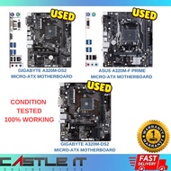 Asus A320M-F Prime / GIGABYTE A320M-DS2 B450M X570 AM4 MATX Motherboard - Supports Ryzen 7 5 3 Used