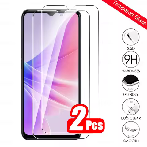 2Pcs For Oppo A17 A17k A57 A57s A57e A77 A77s 4G Screen Protector Tempered Glass On for Oppo A18 A38