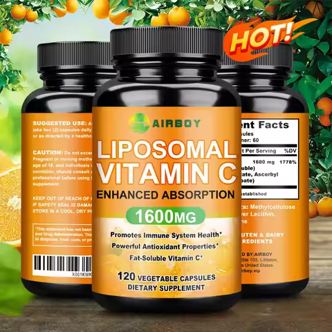 Liposomal Vitamin C - Immune Support, Promotes Collagen Production, Promote Fat dissolving, Antioxid