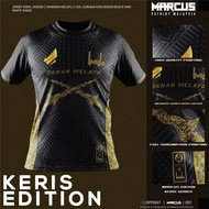 2024 &amp; jersey keris edition malaysia series design tshirt | baju jersey sublimation | shortsleeve fashion