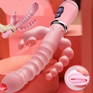 HESEKS 12 Frequency Vibration Tongue Licking Vibrating Rod Rechargeable Clitoris G Point Stimulator 