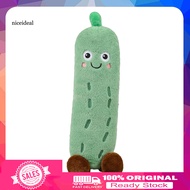 [Nice]  Cucumber Doll Plush Pillow Soft Plush Cucumber Emoticon Pillow Cute Smile Cucumber Plush Toy