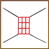 [chasoedivine.] Strike Zone Target For Baseball Net Softball Adjustable Pitching Target Fit For 7X7 