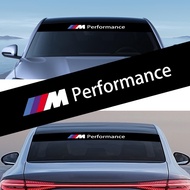 1pcs Car Front Rear Window Sticker Waterproof Sunshade Windshield Decal  For BMW M X1 X3 X5 X6 X7 E3