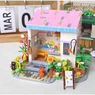 [SG] Toy House Nano Building Blocks Cafe Flower Puzzle Block Bricks Birthday Christmas Gift Idea DIY Deco Toys Display