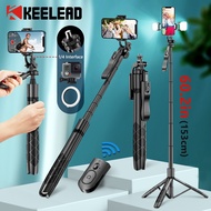 L16 1530mm Wireless Selfie Stick Tripod Stand Foldable Monopod for Gopro Action Cameras Smartphones Balance Steady Shooting Live