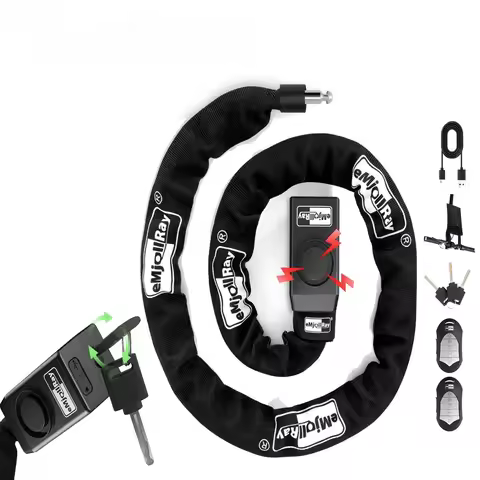 Scooter Bike Remote Control Antitheft Bicycle Bike Alarm Alerter Super Loud Rainproof Burglar Alarm 