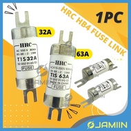 HRC HB4 FUSE LINK T1S 32A 63A 550V 80KA Ceramic Fuse Link Cut Out Fuse Protect Short Circuits Wiring Motors RANDOM BRAND