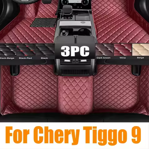Original TPE Car Floor Mats For Chery Tiggo 9 2023 2024 2025 5Seat 7Seater Luxury Waterproof Leather