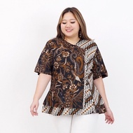 Baju Batik Wanita Blouse Batik Jumbo 183