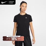 Nike Dri-FIT Women's ACG Short-Sleeve Trail Running Top - Black [IO9651-010]