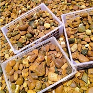 Rm1-1KG Batu Sungai ori dari sungai/Batu Hiasan Kubur/kongsi rezeki