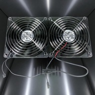 CIXIKEJI Cooling Fan Chassis Cabinet 2700RPM 100-240V EU with Knob - CX12025B12H