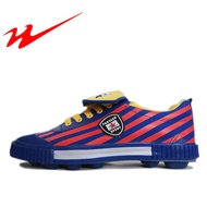 Qingdao Double Star Canvas Football Boots Adult Children Canvas Football Boots Rubber Spike Football