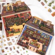 Cute DIY 3D House Stickers Fun Scene Make Stickers Paradise House 3D Scene Stickers For Adult Kids S