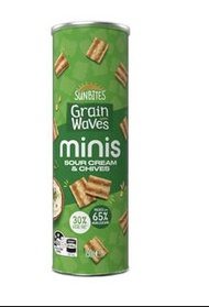 澳洲 Sunbites Grain Waves Minis Sour Cream & Chives