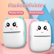Mini Cute Thermal Printer Bluetooth Portable Printer Kasir Label Printer