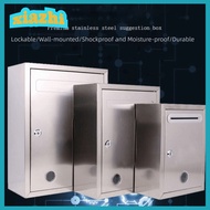 XIAZHI Letter Box, with Locks 3 Sizes Mailbox,  Waterproof Stainless Steel Ballot Box Outdoor