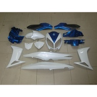 (  CLEARANCE STOCK ) COVER SET NOUVO-LC WHITE BLUE (YAMAHA)