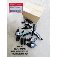100% ORIGINAL BSH HONDA EX5 DREAM FULL BODY COVER SET COVERSET SCREW SET ORI 06900-KVF-BSHBLK