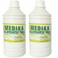 MEDIKA 70% Alcohol 1 Liter Size 70% Alcohol/ 1 Liter