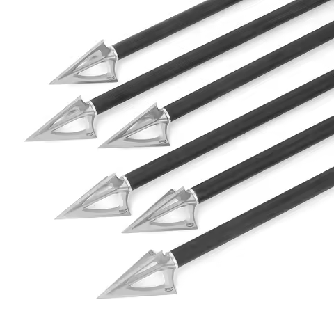 6/12pcs 100 Grain Archery Arrowheads Blade Broadheads Tips Bow Hunting Fields Shooting G5