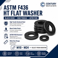 ASTM F436 HT FLAT WASHER (BLACK)