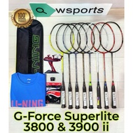 Original Lining G Force Superlite 3800 3900 II 2 Badminton Racket