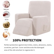 Creamy-White Waterproof Elastic Recliner Chair Cover All-inclusive Massage Sofa Couch Cover For Living Room 13 Colors