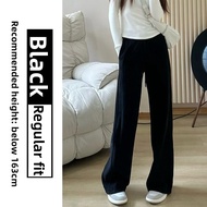 YFS | Grey Lulu Womens Sport Pants Straight Leg Slim Fit High Waist Comfortable Casual Trousers Kore