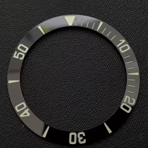 luminous scales ceramic Bezel Insert for Seiko SNZF17/SNZF15 Sea Urchin Automatic Watch