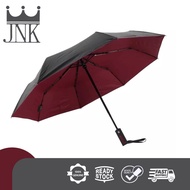JNK Trading #3001 Fibrella 3Folds Automatic Black Backing Umbrella