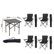 Yifeng ชุดโต๊ะเก้าอี้แคมป์ปิ้ง เก้าอี้ พร้อมโต๊ะปิกนิก 528 529
