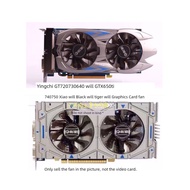 GT720 730640General GTX650ti 740 750 Snapdragon Black General Tiger General Graphics Card Silent Fan