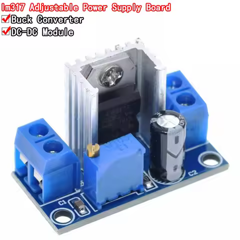 LM317 DC-DC Converter Buck Step Down Circuit Board Module Linear Regulator LM317 Adjustable Voltage 