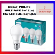 (x3pcs) Multipack Philips 9w/ 11w/ 13w Led Bulb (Daylight)