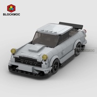 MOC Building Blocks Compatible Lego Aston Martin DB5 speed 8 Grid Car Toy Gift 1125