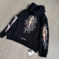 MTY7 Chrome Hearts Classic DeadlyDoll Joint Comic Zipper Sweatshirt
