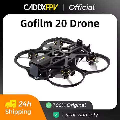 CADDXFPV Gofilm 20 FPV 115G 2INCH With WALKSNAIL Moonlight Kit 4K Starlight Camera F405HD ELRS AIO 1