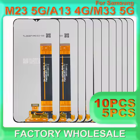 Factory Wholesale 10 Pieces/Lot Premium Lcd For Samsung Galaxy M23 5G Display Touch Screen Digitizer