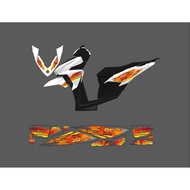 Transparent striping sticker Vario LED old McQueen