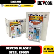 [BOX] DEVCON PLASTIC STEEL EPOXY 20G I 56.8G Fast Cure Waterproof Steel Epoxy