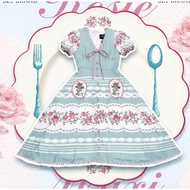 BLT Brand Mint Green Long Dress With Bow Size.XL Secondhand ️